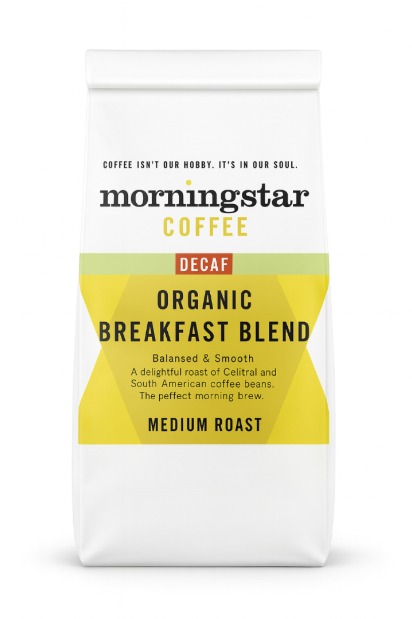 Breakfast Blend Decaf Organic Coffee